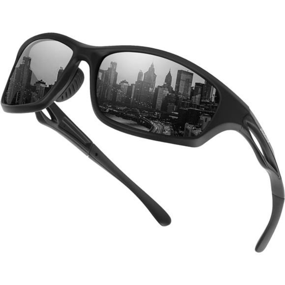 Polarized Sports Sunglasses for Men Women Running Cycling Fishing Golf Driving - Picture 1 of 10
